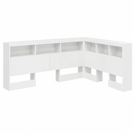 Lit, avec rangement, coloris blanc, pour la chambre