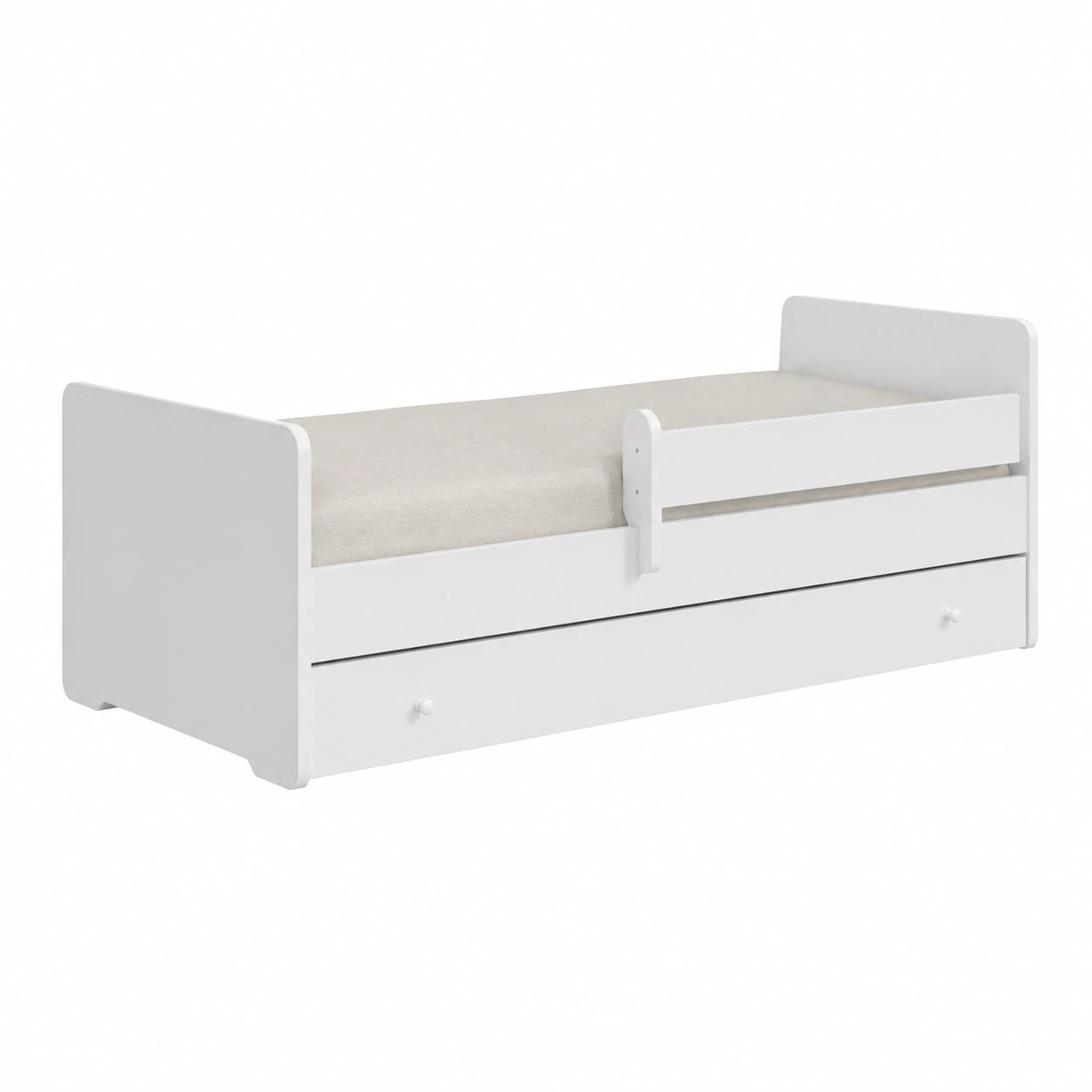 Lit, coloris blanc, pour la chambre